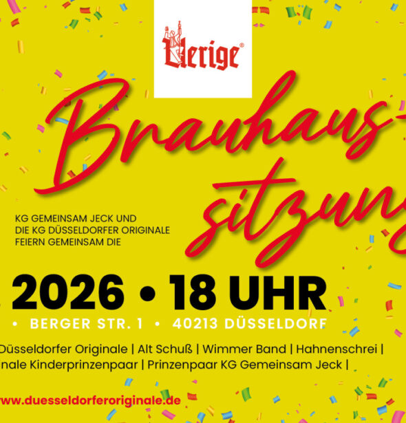 Brauhaussitzung – KG Gemeinsam Jeck & KG Düsseldorfer Originale