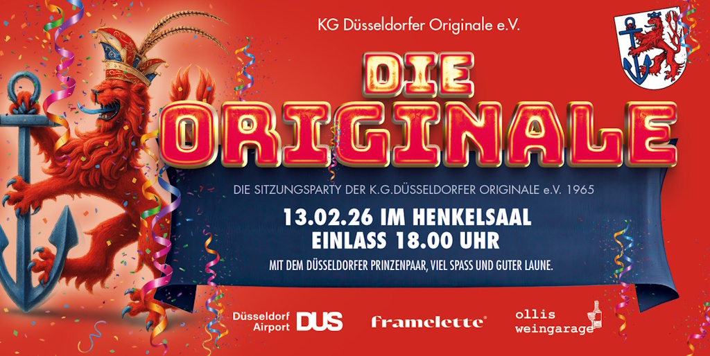 Die Sitzungsparty der K.G. Düsseldorfer Originale e.V. 1965